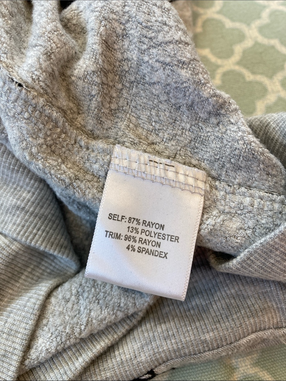 Jane & Delancey Zebra Flocked Sweater/Sweatshirt Boxy 1X - Picture 6 of 8